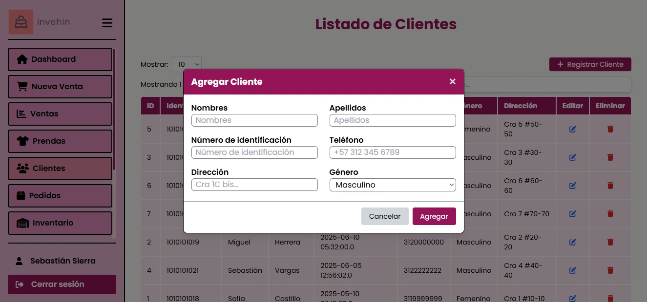 Generación de clientes