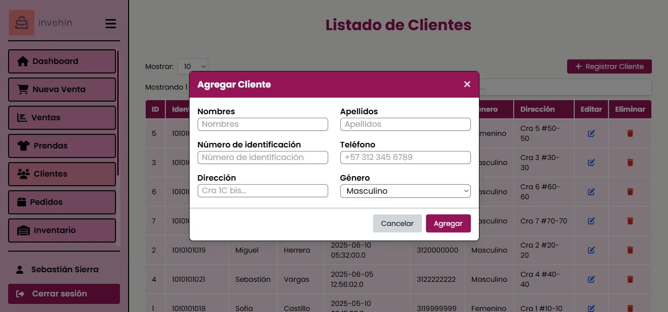 Generación de clientes